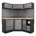 Superline PRO® Corner Storage System with Wood Worktop 1.55m