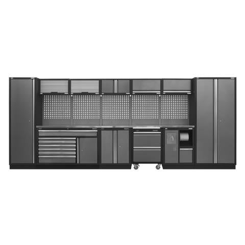 Superline PRO® Storage System with Stainless Worktop 4.92m