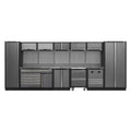 Superline PRO® Storage System with Stainless Steel Worktop 4.92m