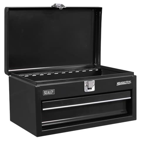 Superline Pro® Mini Toolbox with Drawer - Black