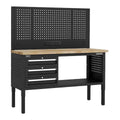Superline PRO® Modular Workbench with 3 Drawers Wooden Worktop 1525mm