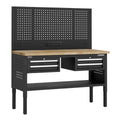 Superline PRO® Modular Workbench with 4 Drawers Wooden Worktop 1525mm