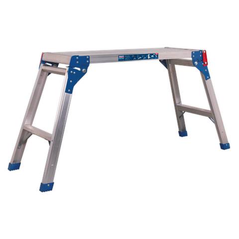 Aluminium 2-Tread Folding Platform - EN 131-4