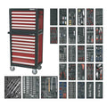 Premier™ Topchest & Rollcab Combination 14 Drawer with 1233pc Tool Kit