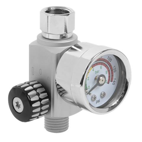 On-Gun Air Pressure Regulator/Gauge