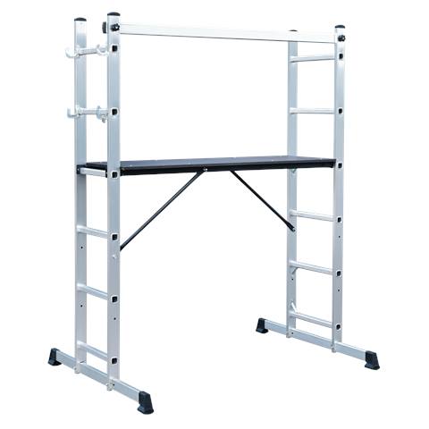 Scaffold Ladder 4-Way Aluminium - EN 131