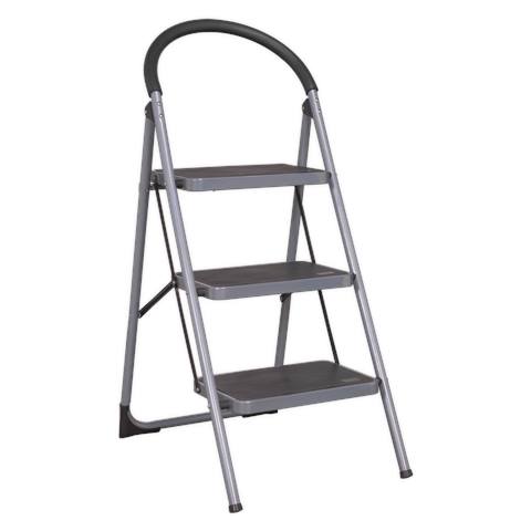 3-Tread Step Stool 150kg Capacity - EN 14183