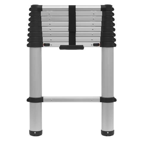 Telescopic Ladder 9-Tread Aluminium - EN 131