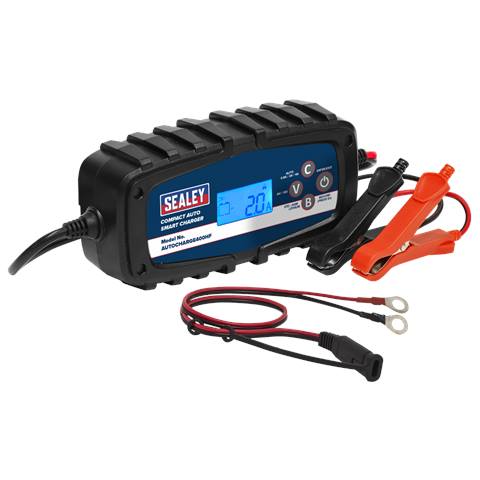 6/12V Compact Auto Smart Charger & Maintainer 4A