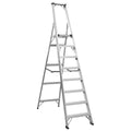 Industrial Step Ladder 8-Tread Aluminium - EN 131
