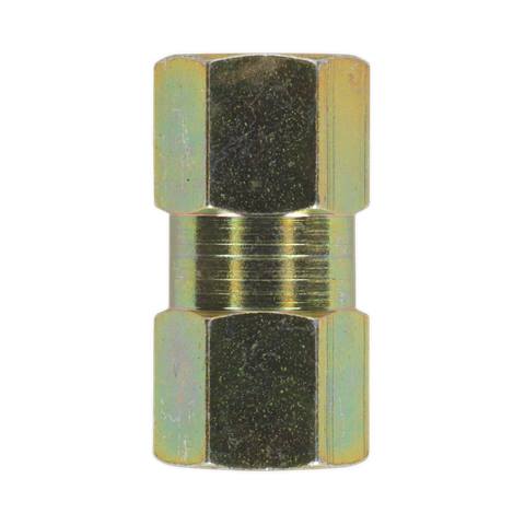 Female to Female Brake Tube Connector M10 x 1mm - Pack of 10
