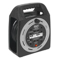 15m Box Type Cable Reel with Thermal Trip 4 x 230V