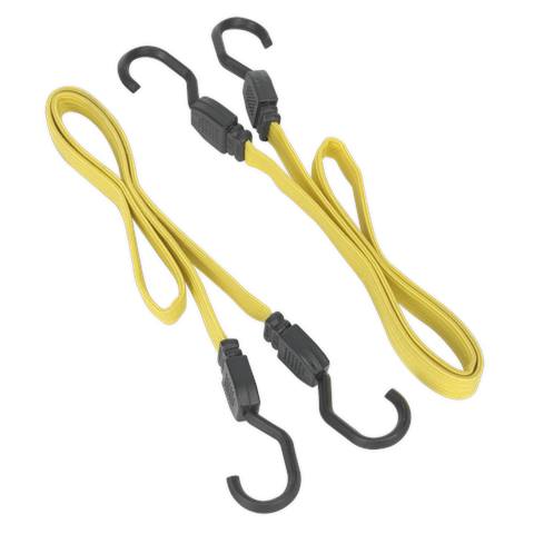 Flat Bungee Cord Set 910mm 2pc