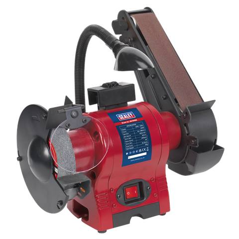 150mm Bench Grinder with 50mm Belt Sander & Worklight 250W/230V