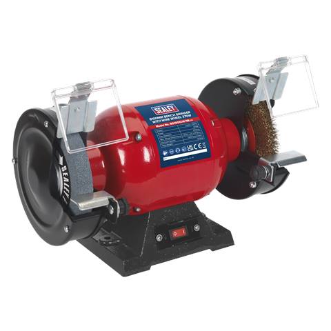 Bench Grinder 150mm with Wire Wheel 370W/230V