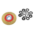 150 x 20mm Crimped Wide Wire Wheel 32mm Bore
