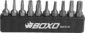 Boxo 1/4" Bit Rail Torx / Tamper Proof Torx