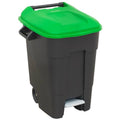 Refuse/Wheelie Bin with Foot Pedal 100L - Green