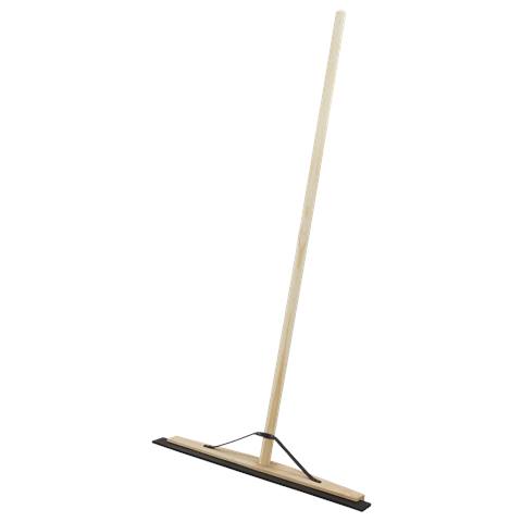 Rubber Floor Squeegee with Wooden Handle 24"(600mm)