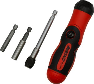 4 Pce Boxo Ratcheting Bit Driver Set