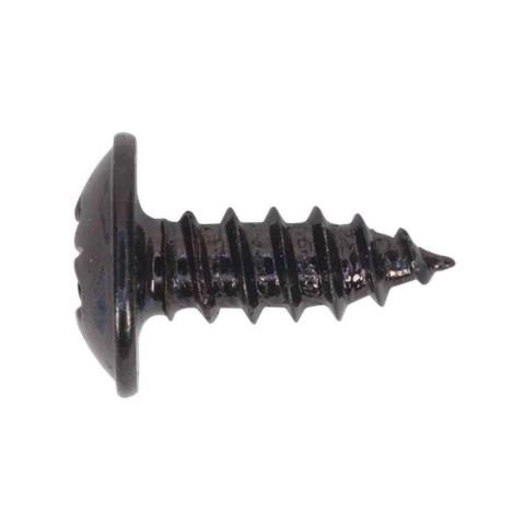 Self-Tapping Pozi Flanged Head Screw 3.5 x 10mm, Black - Pack of 100
