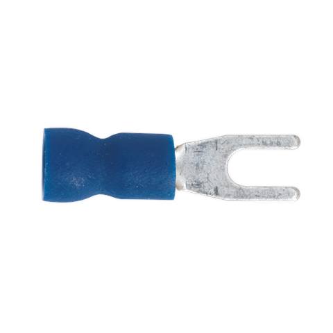 Easy-Entry Fork Terminal 3.7mm (4BA), Blue - Pack of 100