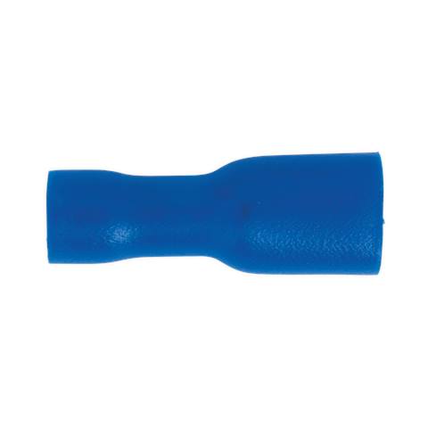 Fully Insulated Female Terminal 4.8mm, Blue - Pack of 100