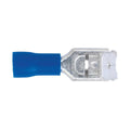 Piggy-Back Terminal 6.3mm, Blue - Pack of 100