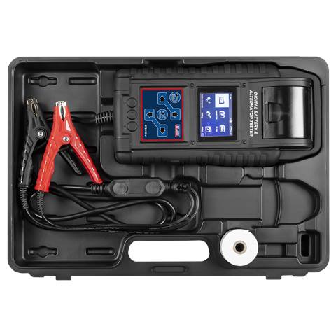 Digital Start/Stop Battery & Alternator Tester with Printer 6/12/24V
