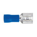 Push-On Female Terminal 6.3mm, Blue - Pack of 100