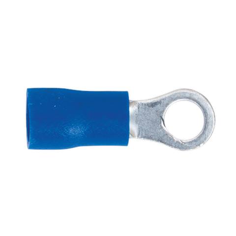 Easy-Entry Ring Terminal 4.3mm (4BA), Blue - Pack of 100
