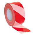 Non-Adhesive Hazard Warning Barrier Tape 80mm x 100m - Red/White