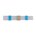 Heat Shrink Butt Connector Solder Terminal 16-14 AWG, Blue - Pack of 25