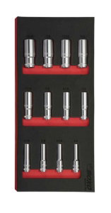 3/8" 12Pc Deep 12pt Imperial Socket Set
