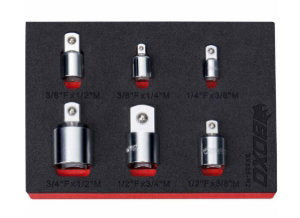 6 Pc Adapter Set In EVA Foam