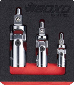 3 Pc Magnetic Universal Joint Set