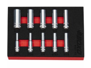 1/4" 10Pc Deep 12pt Imperial Socket Set