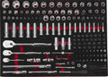 171 Pc 1/4" 3/8" & 1/2" Master Socket Set in EVA Foam
