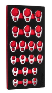 20Pc Master Crow Foot Set 10mm To 32mm