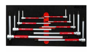 9 Pc 3 Way Spinner Hex T-Handle Wrench Set
