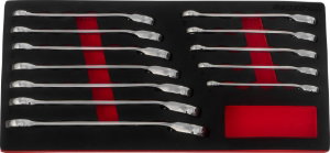 Boxo 12 Pc Reversible Ratcheting Spanner Set
