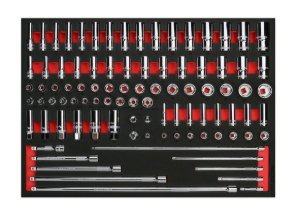 Boxo 93pc 1/4" & 3/8" Drive Socket Set
