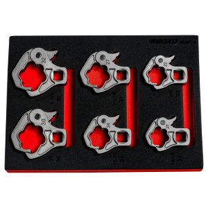 6 Pc 1/2 Dr Ratcheting Flare Nut Set 21,22,24,27,30,32mm