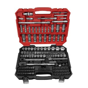 171pcs 1/4"x3/8"x1/2"Dr. 6pt Socket Set-New Boxo Ratchet