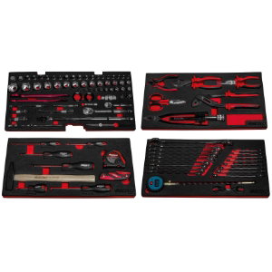 103-Piece Metric tool Set For Moto Box ECC20301L-SBK1