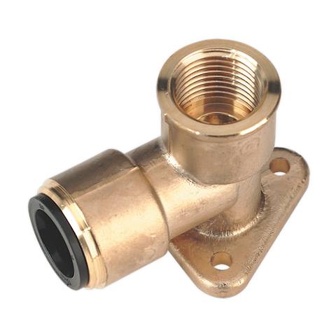 John Guest® Brass Wingback Elbow 22mm x 3/4"BSP
