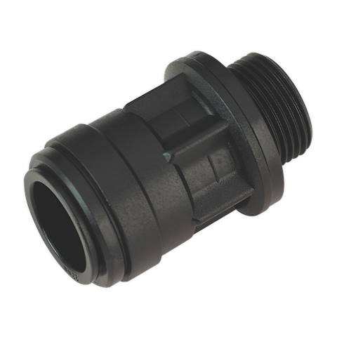 John Guest® Straight Adaptor 22mm x 3/4"BSP - Pack of 2