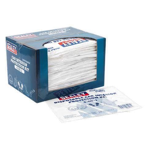 5-in-1 Disposable Car Interior Protection Kit - Display Box of 50