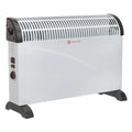 Convector Heater with 3 Heat Settings Thermostat & Turbo Fan 2000W