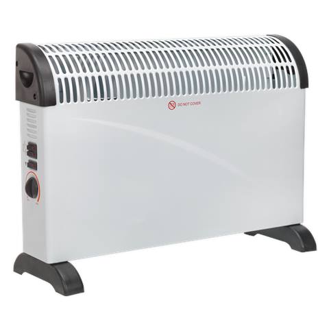 Convector Heater with 3 Heat Settings Thermostat & Turbo Fan 2000W